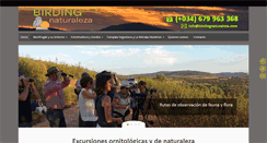 Desktop Screenshot of birdingnaturaleza.com